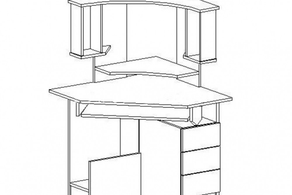 Сборка компьютерного стола. Компьютерный стол СКУ-12 ЛДСП (регион 058). Стол компьютерный угловой СКУ-4. Стол компьютерный 
